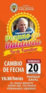 REPROGRAMACIÓN SHOW LANZAMIENTO