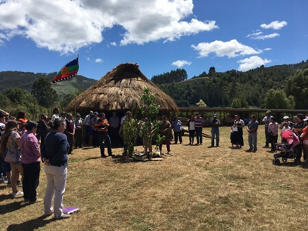 Vecinos de Iñipulli inauguraron su nueva ruka construida gracias a la