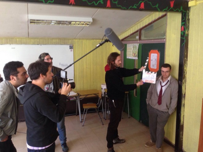 Estudiantes de Liceo Armando Robles rodaron cortometraje en taller de actuación cinematográfica
