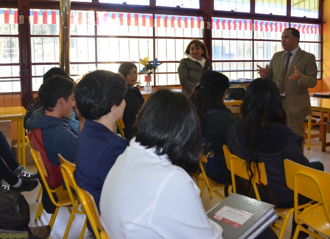 Intendente y seremi de Educación sostuvieron encuentro con alumnos de programa PACE de Mehuín
