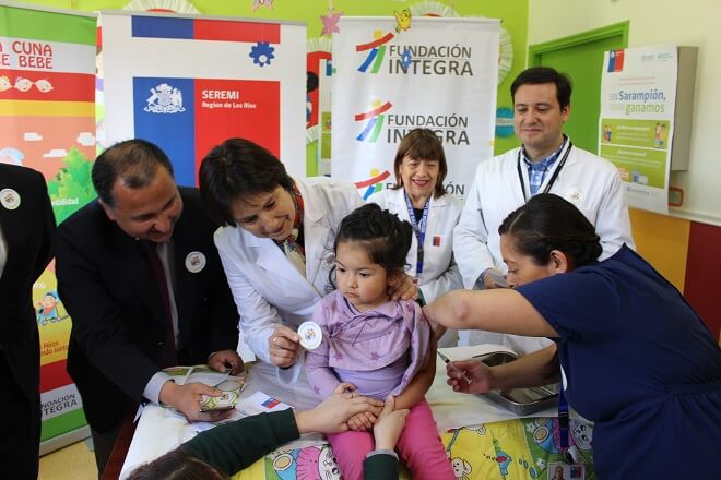 Vacunarán este fin de semana contra el Sarampión en Mall de Valdivia