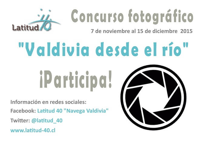 Latitud 40 lanza concurso fotográfico “Valdivia desde el río”: hasta el 15 de diciembre