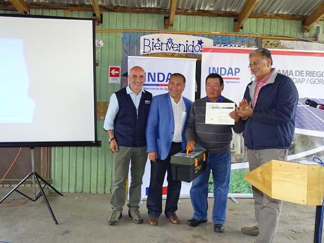 En la localidad de Trai-Traico concluye Ciclo de Proyectos de Riego en Los Ríos