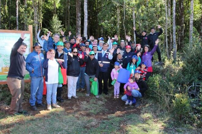 Inaugura ministro Osorio nuevo sendero en Ruta Patrimonial Bosque Valdiviano Llancahue