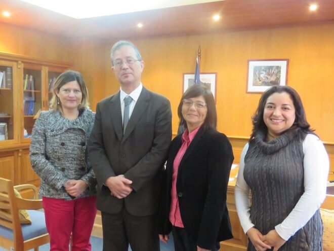 Directiva regional de la Anejud realiza visita protocolar al presidente de la Corte de Apelaciones de Valdivia
