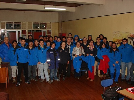Rotary Club Valdivia Ainil donó parkas a estudiantes del Hogar Huachocopihue UACh