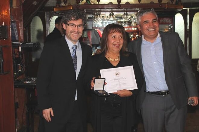 Asociación de Magistrados Valdivia-Osorno premia labor gremial de la ministra de la Corte de Apelaciones Emma Díaz