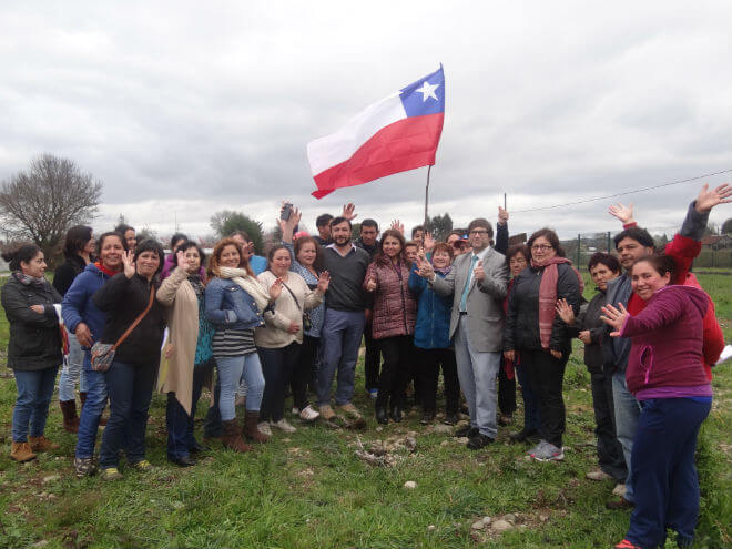 Bienes Nacionales Los Ríos inicia replanteo de terreno fiscal para comité de vivienda en Reumén