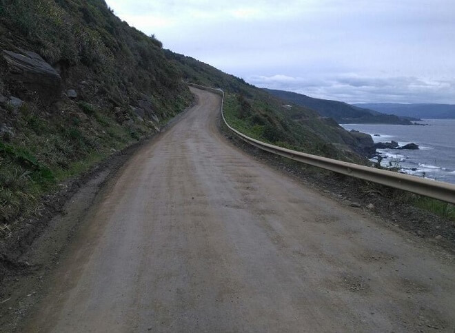 MOP adjudicó mejoramiento de tercer tramo en la Ruta Valdivia-Niebla, entre Punta Loncoyén y Curiñanco