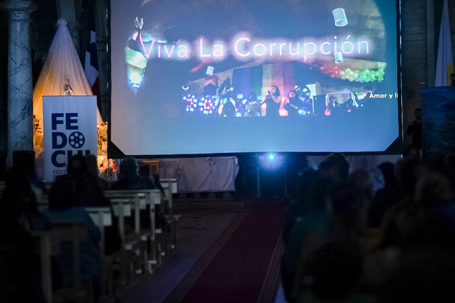 En la patrimonial Iglesia de Nercón, culminó Festival de Documentales de Chiloé