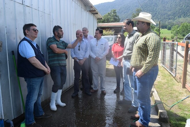 Delegación de Sinaloa México visitó emprendimientos del rubro queseros de INDAP Los Ríos