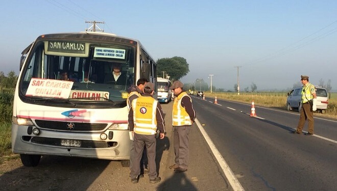 Operativo de la Seremi de Transportes y Carabineros sacó de circulación a 18 vehículos y dejó tres detenidos en Coihueco