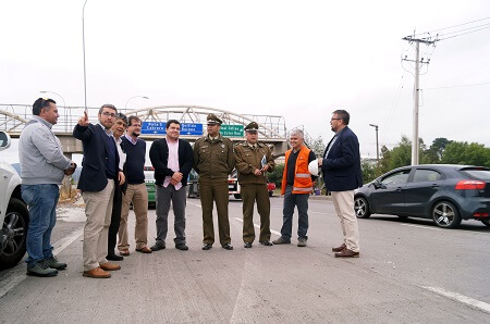MOP coordina con Carabineros fiscalización a vehículos durante fin de semana largo en ruta Concepcion – Cabrero
