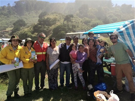 Integrantes del COE Regional se despliegan en Los Ríos entregando información sobre cómo prevenir incendios forestales 