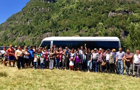 Localidad rural de Lago Ranco celebró transporte subsidiado