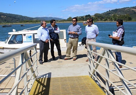 MOP concluye construcción de embarcadero de Mehuín Bajo y obras son traspasadas al municipio de Mariquina