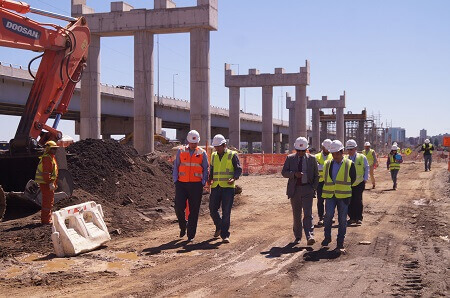 Obras del puente Bicentenario ya registran un 15 % de avance