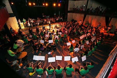 Orquestas infantiles y juveniles deslumbraron con su talento en encuentro nacional