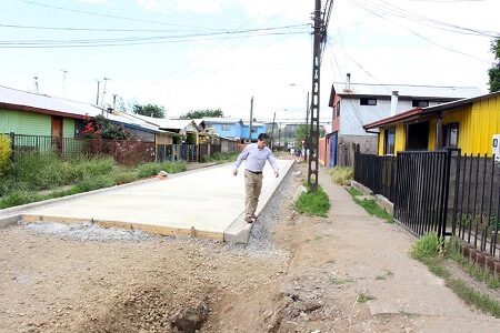 Municipio de Valdivia logra 14 proyectos de pavimentación participativa