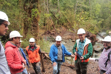 Avanza la construcción de minicentral hidroeléctrica en Puerto Gaviota, Aysén
