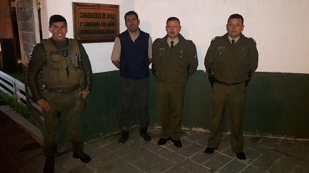 Carabineros rescata a persona extraviada comuna de Mariquina