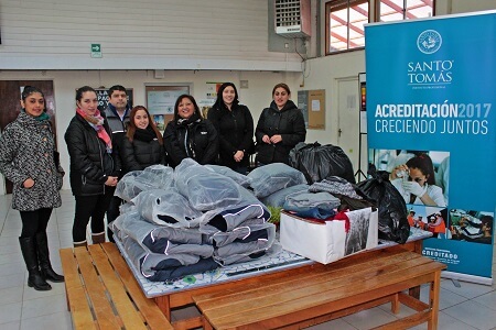 En Punta Arenas estudiantes de Santo Tomás organizan campaña de invierno para ir en ayuda de quienes más lo necesitan