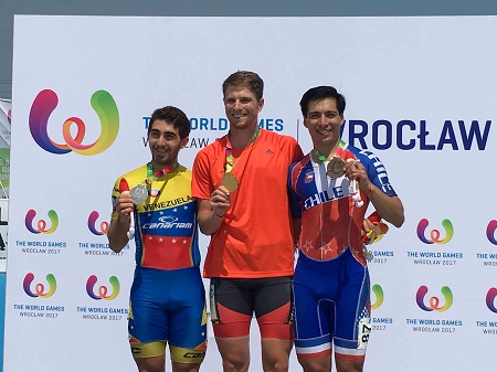 Lucas Silva le da la primera medalla a  Team Chile en juegos mundiales