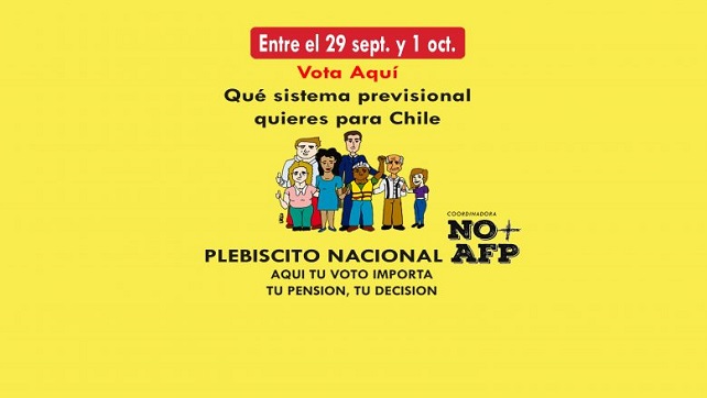 Plebiscito nacional sobre financiamiento de pensiones permitirá realizar votación electrónica