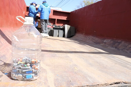 Comenzó feria de reciclaje en San Pedro de la Paz