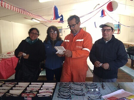 Empresas socias de la CChC Valdivia realizaron operativo oftalmológico en sus faenas