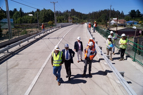 Nuevo puente Lynch fue habilitado en comuna de Hualqui