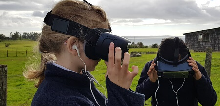 Nómada 360°: proyecto escolar de realidad virtual llega a Chiloé
