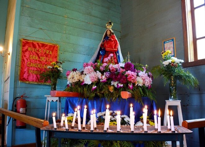 Punucapa recibirá la Fiesta de la Candelaria con iglesia restaurada