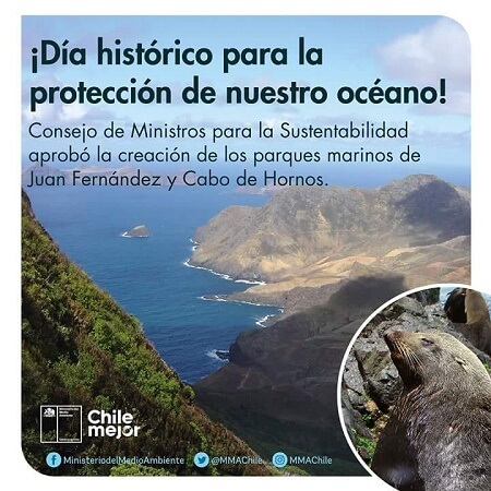 Consejo de Ministros para la Sustentabilidad aprobó Parque Marino Cabo de Hornos