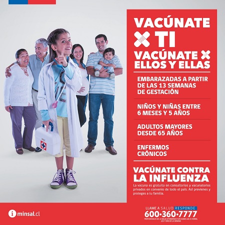 SSO llamó a la población usuaria a prevenir e informarse sobre el inicio de campaña de vacunación contra la influenza