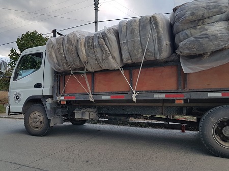 Trabajo de productores del Ceballos y apoyo Municipal permite traslado de 20 mil kilos de lana