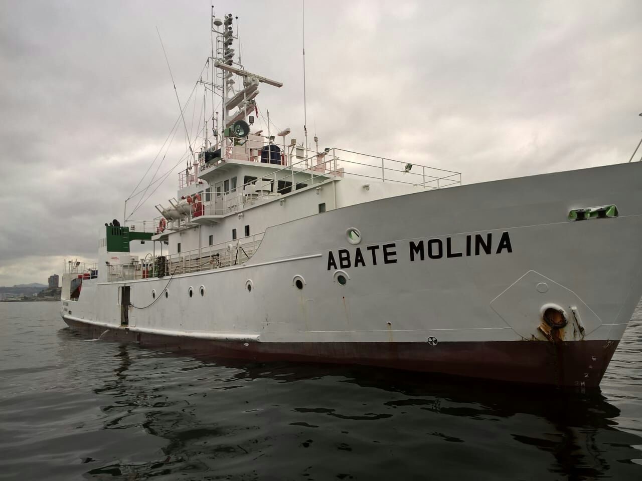 Buque científico Abate Molina zarpó a evaluar la anchoveta y sardina común