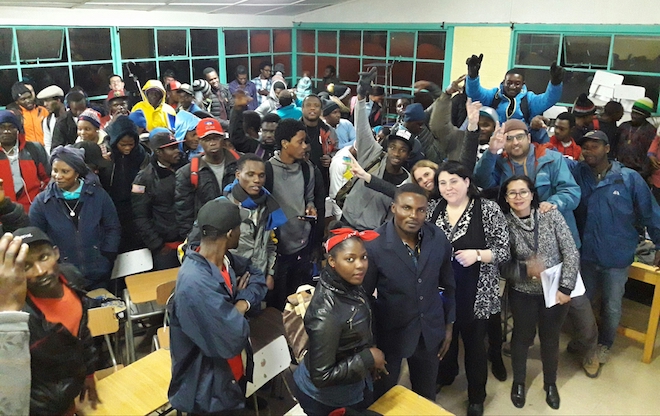 Alrededor de 100 haitianos que residen en Valdivia participaron en taller sobre violencia de género impartido en francés