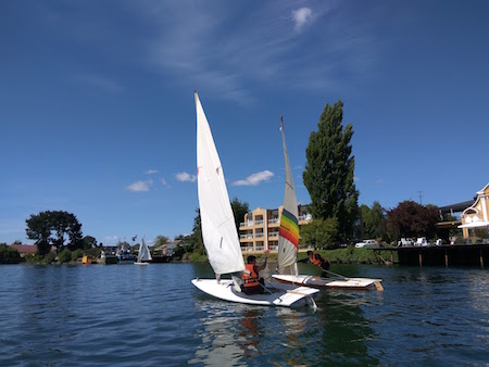 Club de yates de la Universidad Austral organiza curso para aprender a navegar a vela