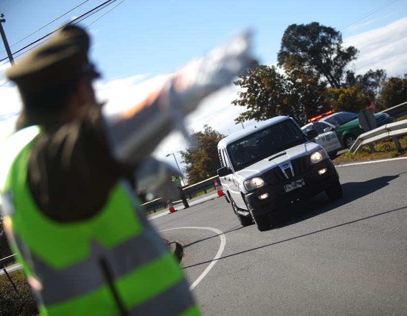 Fiscalización en ruta CH-203 resultó en detención de pareja que traficaba cocaína