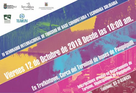 Programa Trawun realizará IV Seminario Internacional de Turismo de Base Comunitaria y Economía Solidaria