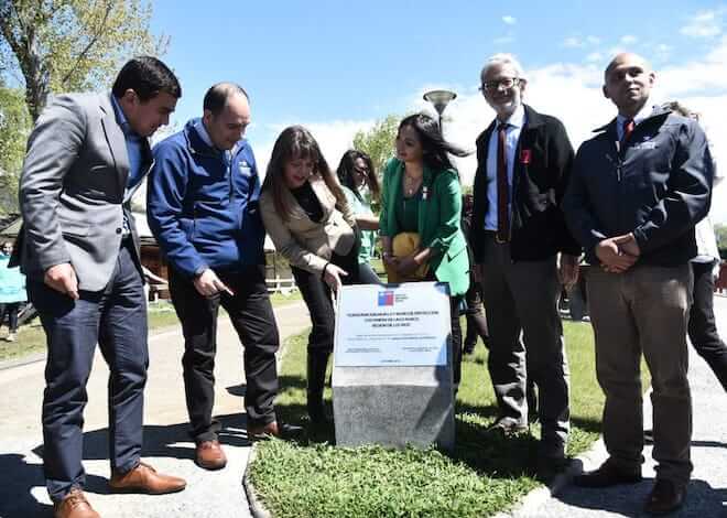 Ministro Fontaine y autoridades regionales inauguraron renovada costanera de Lago Ranco