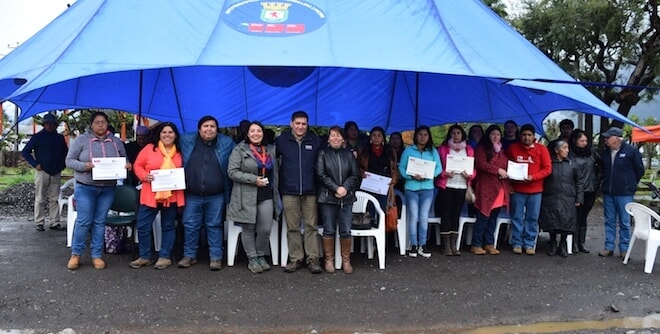 Pequeños agricultores de la comuna de Panguipulli reciben incentivos de INDAP