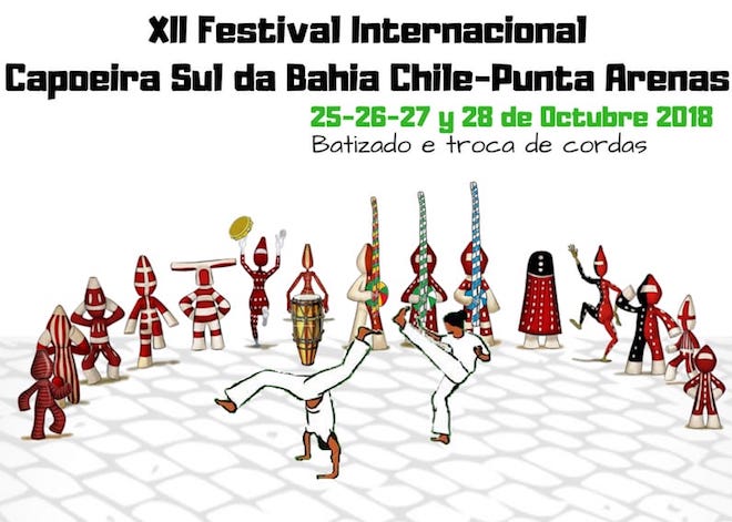 Más de 50 Capoeiristas se reunirán en Punta Arenas en el XII Festival Internacional de Capoeira