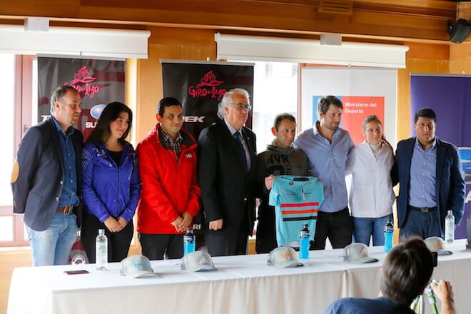 Autoridades regionales dieron el vamos a tercera versión de Giro del Lago Trek Subaru