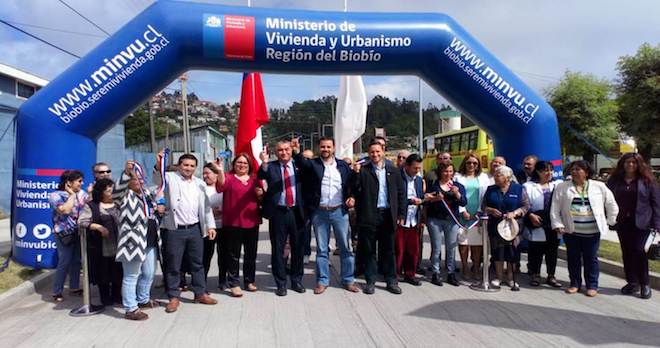 Minvu Biobío inauguró Eje Matta y anunció millonario Plan de inversión en Lota a 2022