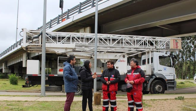 Se inician verificaciones estructurales del puente Cau Cau, en el marco de proceso para su solución definitiva