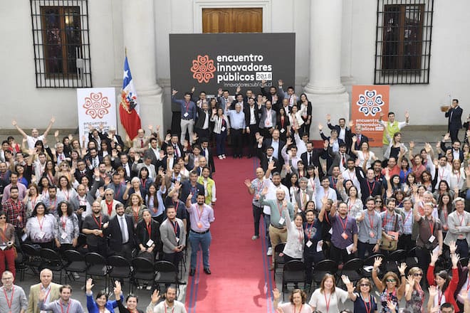 Presidente Piñera se reúne con más de 500 servidores públicos para dar inicio al 2do Encuentro de Innovadores Públicos