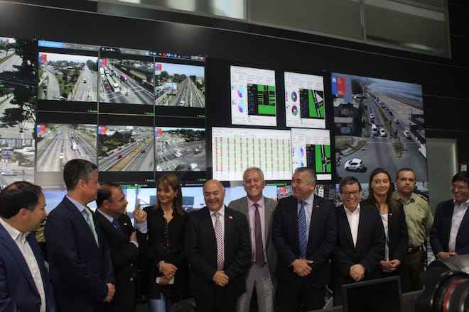 Ministerio de Transportes inaugura en la UOCT de Biobío el Video Wall más grande de Chile