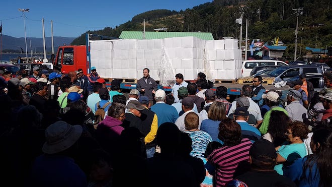 Gobierno entrega apoyo social a 508 familias de pescadores artesanales de La Araucanía
